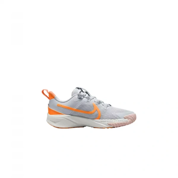 Nike Star Runner 4 Anti-Slip Wear-Resistant Kids' Running Shoes White Gold Kids'