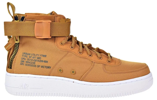 Nike Sf Air Force 1 Mid Desert Ochre GS