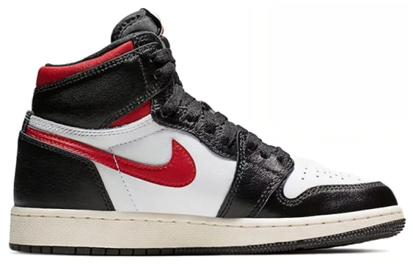 Jordan 1 Retro High Black Gym Red GS