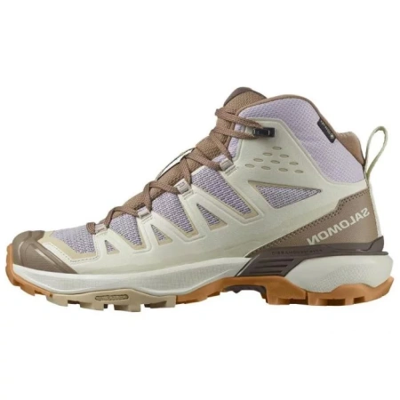 SALOMON X ULTRA 360 Outdoor Shoes Women's High Top Brown Purple