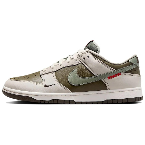 Nike Dunk Slip-on Устойчивый к истиранию Низкий Топ Скейтбординг Кроссовки Унисекс Белый Зеленый