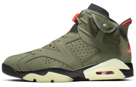 Travis Scott X Jordan 6 Retro Olive
