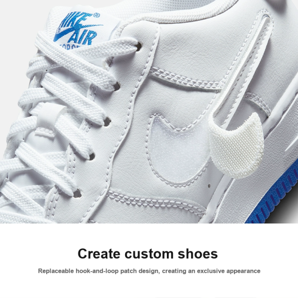 Nike Air Force 1/1 White Royal Blue GS