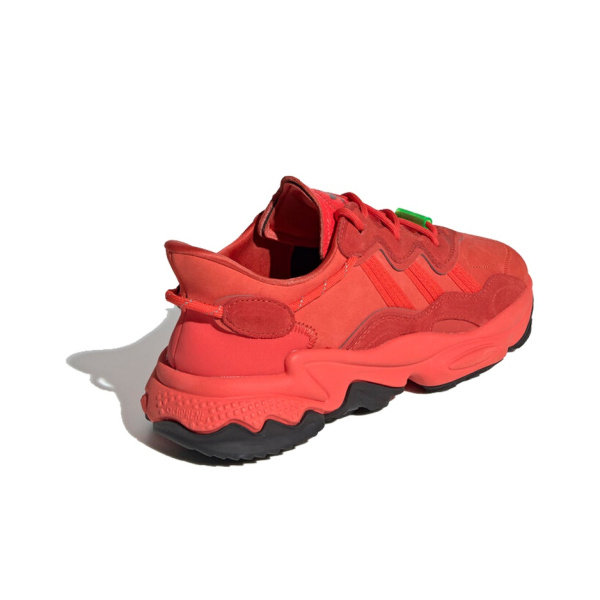 Adidas Originals Ozweego Амортизация Противоскользящий Легкий Низкий Топ Повседневная Обувь Унисекс Земля Красный