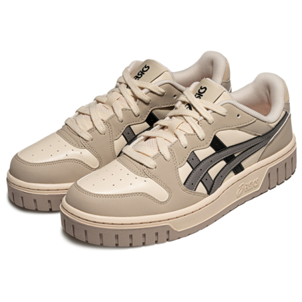 Asics Court Mz 2,0 Кроссовки для скейтбординга Низкие Бежевые/серые Унисекс