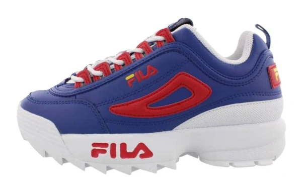 FILA KIDS Disruptor 2 Durable Breathable Casual Shoes Blue Red Kids'