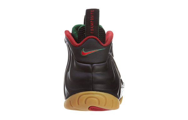 nike Foamposite Pro GUCCI Shock Absorbers Slip-resistant MID Топ Винтажные баскетбольные кроссовки Унисекс Черный