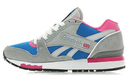 reebok GL6000 Беговые кроссовки Низкие Серо-голубой Розовый Унисекс