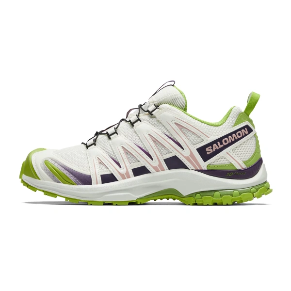 SALOMON XA PRO 3D Anti Slip Wear Resistant Low Top Trekking Shoes Unisex White Green