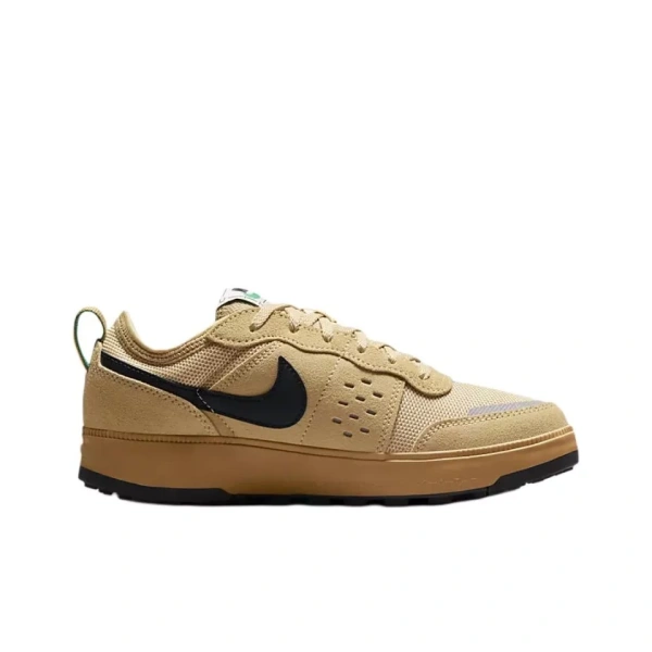 Nike C1TY Anti Slip Wear Resistant Low Top Kids Lifestyle Shoes Linen Sesame Brown Stadium Green Black Kids'