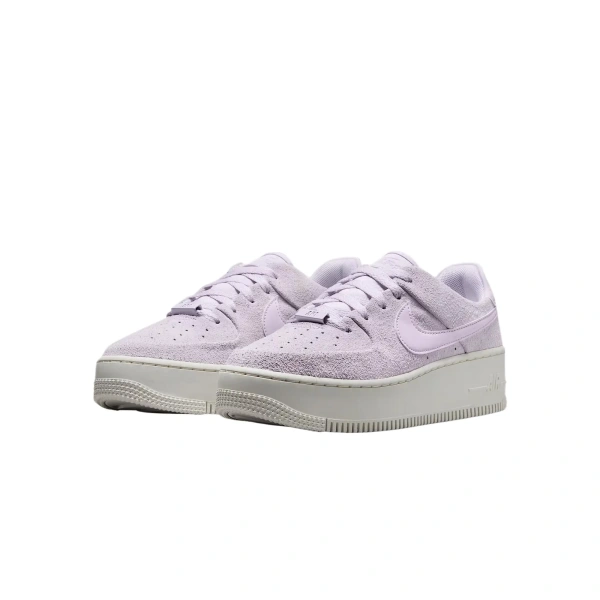 Nike Air Force 1 Low Top Skateboard Shoes Women's Grape Purple