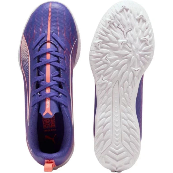 PUMA Slip-Resistant Anti-Kick Low-Top Kids' Soccer Shoes Blue Purple Kids'