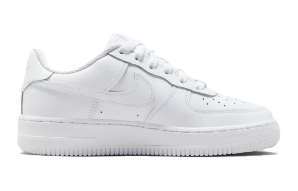 Nike Air FORCE 1 Детские Скейтбординги Низкие Белые Kids