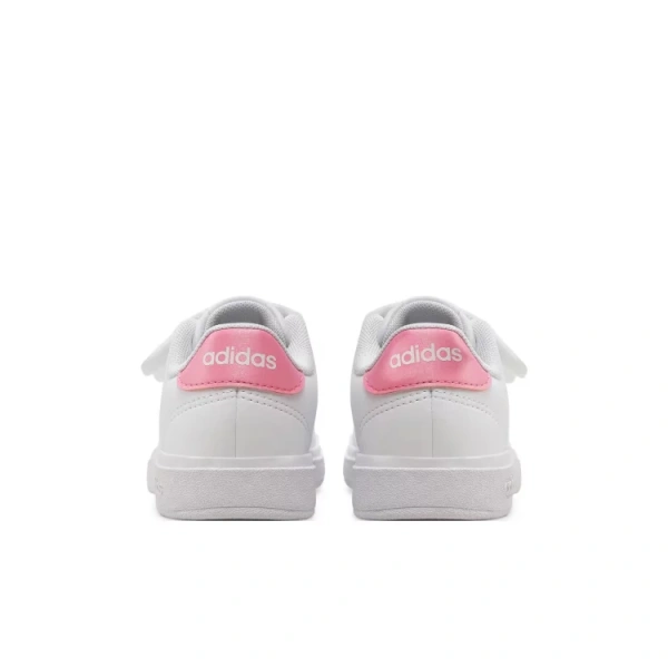Adidas ADVANTAGE BASE 2.0 Anti-Slip Wear-Resistant Low-Top Kids' Skateboarding Shoes White Kids'