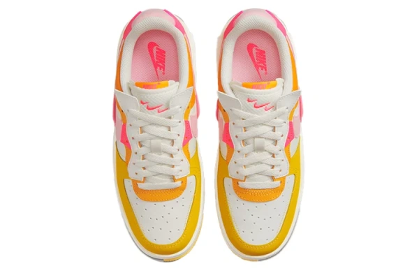 Nike Air Force 1 Fontanka Summit White Yellow Orange Women's