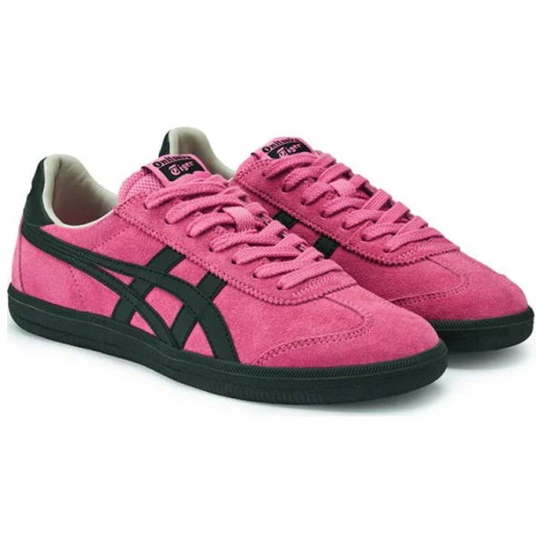 Onitsuka Tiger Tokuten Slip Resistant Impact Resistance Wear Resistant Low Top Skateboard Shoes Unisex Dark Pink