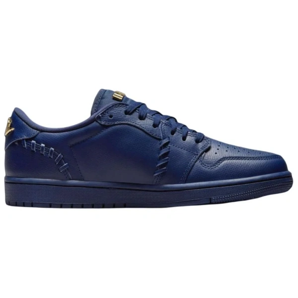 Jordan 1 Low Method Of Make Midnight Navy Metallic Gold Women's