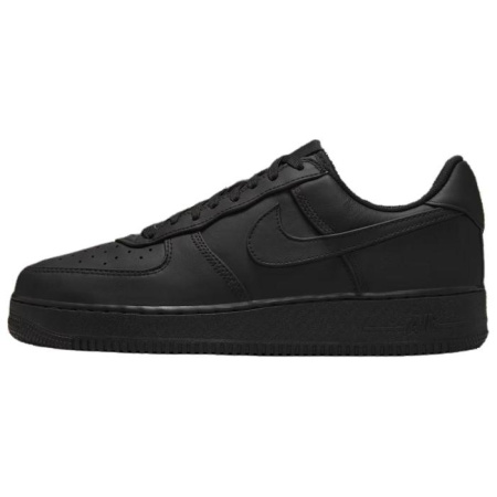 Nike Air Force 1 Low Топ Скейтборд Кроссовки Мужские Черные