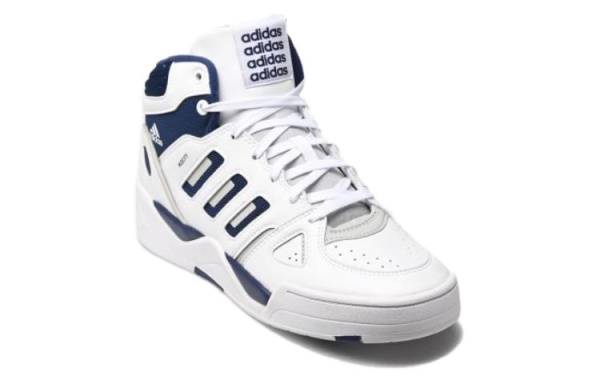 Adidas Midcity Кроссовки для скейтбординга Высокие Белые и синие Мужские