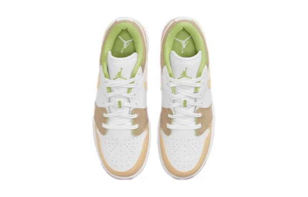 Jordan 1 Low Pastel Grind Vivid Green GS