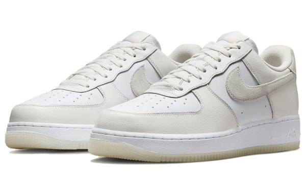 Nike Air FORCE 1 Low Топ Скейтборд Кроссовки Мужские Бежевые Белые