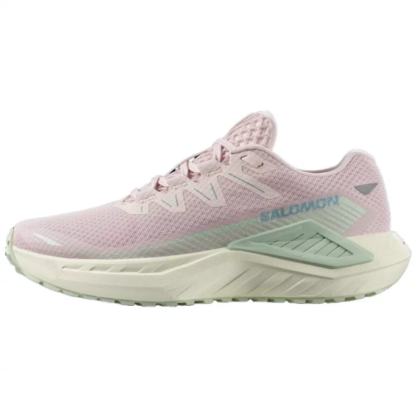 SALOMON Anti-Slip Wear-Resistant Low-Top Running Shoes Women's Light Pink