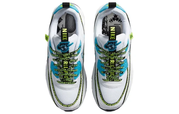 Nike Air Max 90 SE Worldwide Pack Blue Fury Volt GS
