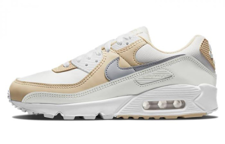 Nike Air Max 90 Summit White Wolf Grey Rattan White Women's