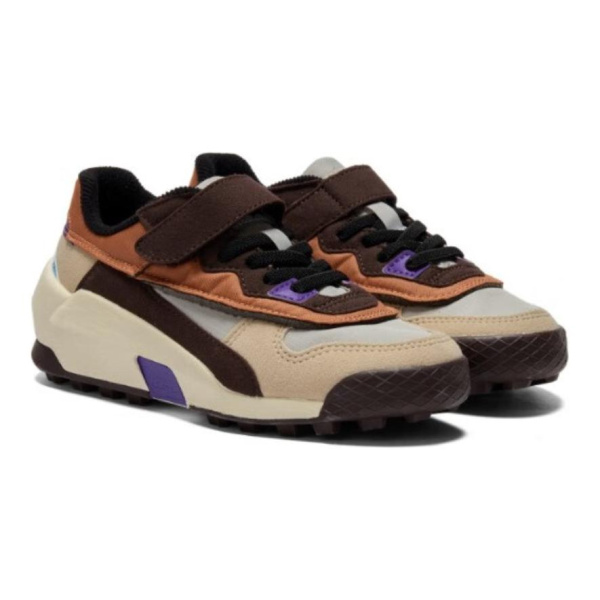Onitsuka Tiger Admix Runner Детская повседневная обувь Низкий Топ Серый/коричневый Kids