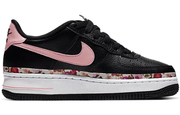 Nike Air Force 1 Low Vintage Floral Black Pink GS
