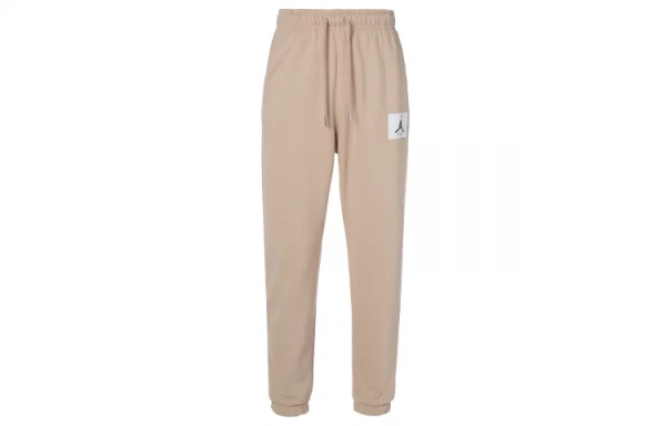 JORDAN Knitted Sweatpants Men Desert Yellow