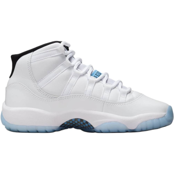 Jordan Air Jordan 11 Детские баскетбольные кроссовки Высокие Белые Унисекс