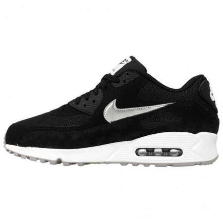 Nike Air Max 90 Anti Slip Wear Resistant Low Top Casual Running Shoes Men's Black
