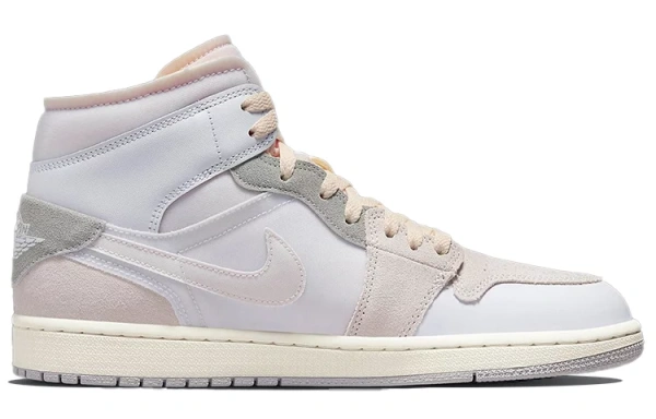 JORDAN 1 Mid Se Craft Inside Out White Grey