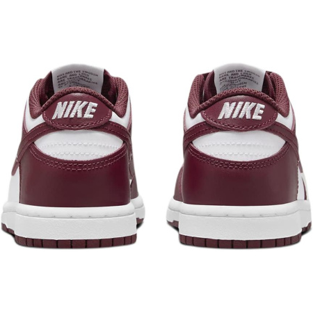 NIKE Dunk Детские Скейтбординги Низкие Белые/Фитнес-красные Для Детей дошкольного возраста