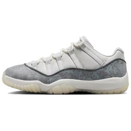 Jordan Air Jordan 11 Винтажные баскетбольные кроссовки Низкие Белый Фиолетовый Черный Мужские