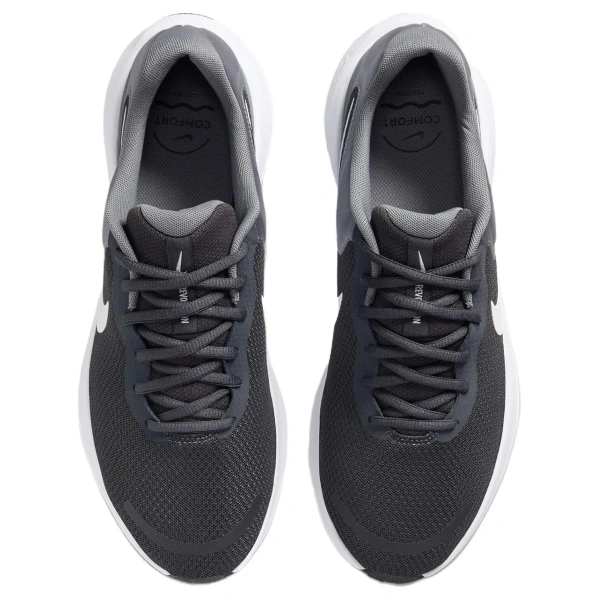 Nike REVOLUTION 7 Slip Resistant And Abrasion Resistant Support Low Top Casual Running Shoes Men's Black