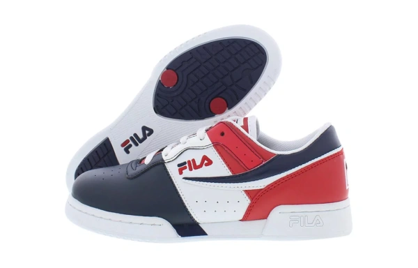 FILA KIDS Original Fitness Anti-Slip Wear-Resistant Kids Lifestyle Shoes White Red Kids'