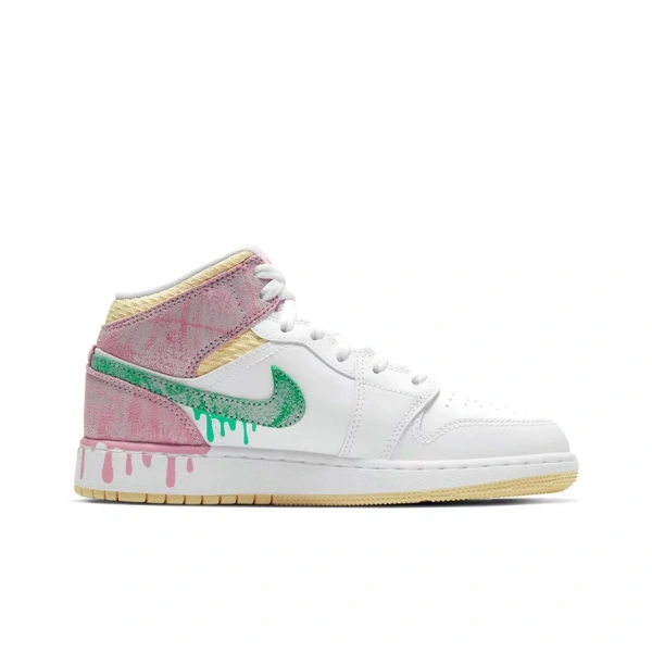 Jordan 1 Mid 'Paint Drip' GS