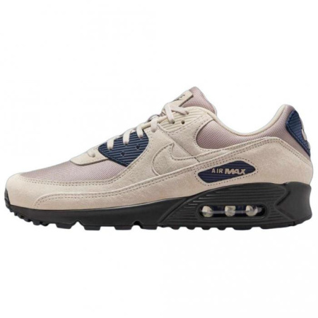 Nike Air Max 90 Anti Slip Wear Resistant Low Top Running Shoes Men's Gray