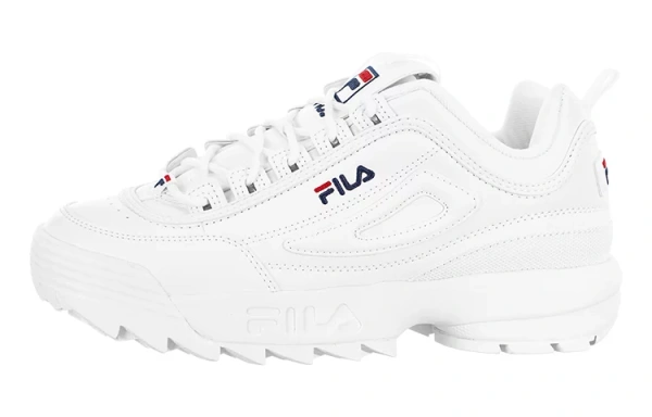 FILA KIDS Slip Resistant Cushioning Abrasion Resistant Breathable Low Top Kids Lifestyle Shoes White Kids'