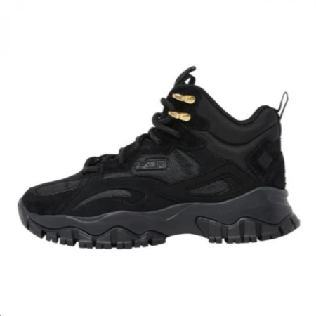 FILA KIDS Anti Slip Wear Resistant High Top Kids Lifestyle Shoes Black Kids'