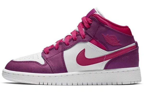 Jordan 1 Mid GS Rush Pink