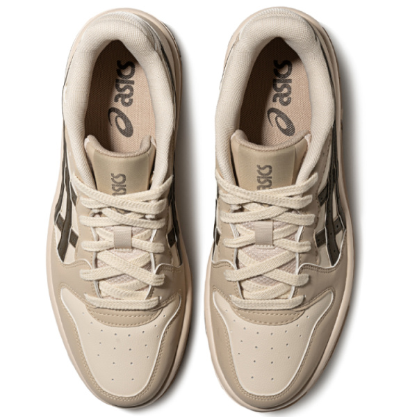 Asics Court Mz 2,0 Кроссовки для скейтбординга Низкие Бежевые/Темно-серые Унисекс