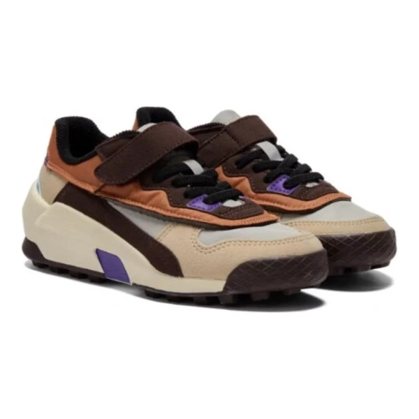 Onitsuka Tiger Admix Runner Anti Slip And Wear Resistant Lightweight Kids Lifestyle Shoes Gray Brown Kids'