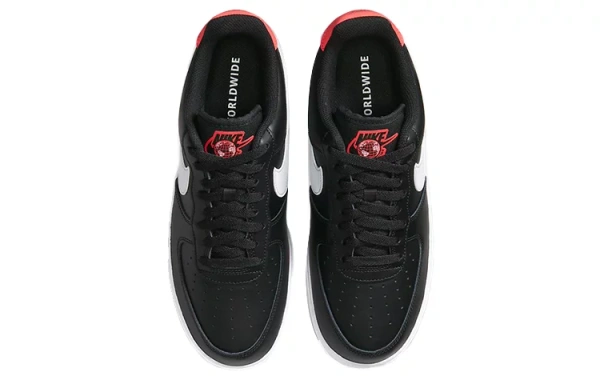 Nike Air Force 1 Low Worldwide Black Flash Crimson White