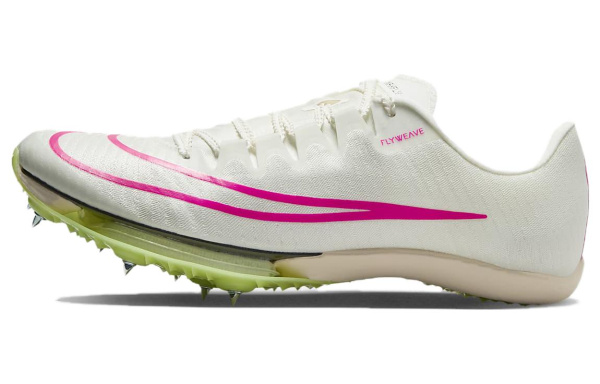 NIKE Maxfly Беговые кроссовки Низкие Белый Розовый Зеленый Унисекс