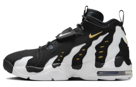 Nike Air Ромб Шипы Баскетбольные кроссовки MID Топ Белый черный Мужские