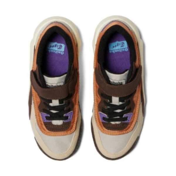 Onitsuka Tiger Admix Runner Детская повседневная обувь Низкий Топ Серый/коричневый Kids