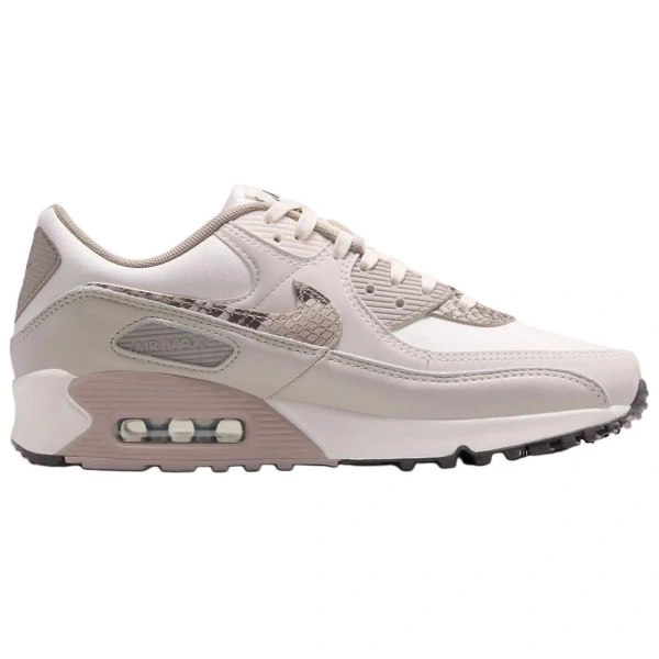 Nike Air Max 90 Anti Slip Wear Resistant Low Top Running Shoes Women's Pink White